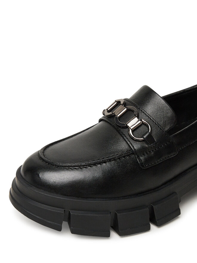Badura Loafersy Badura EO-CI12-9092-05 Czarny