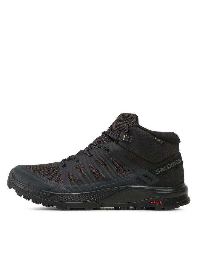 Salomon Trekkingi Salomon Outrise Mid Gtx L47143500 Czarny