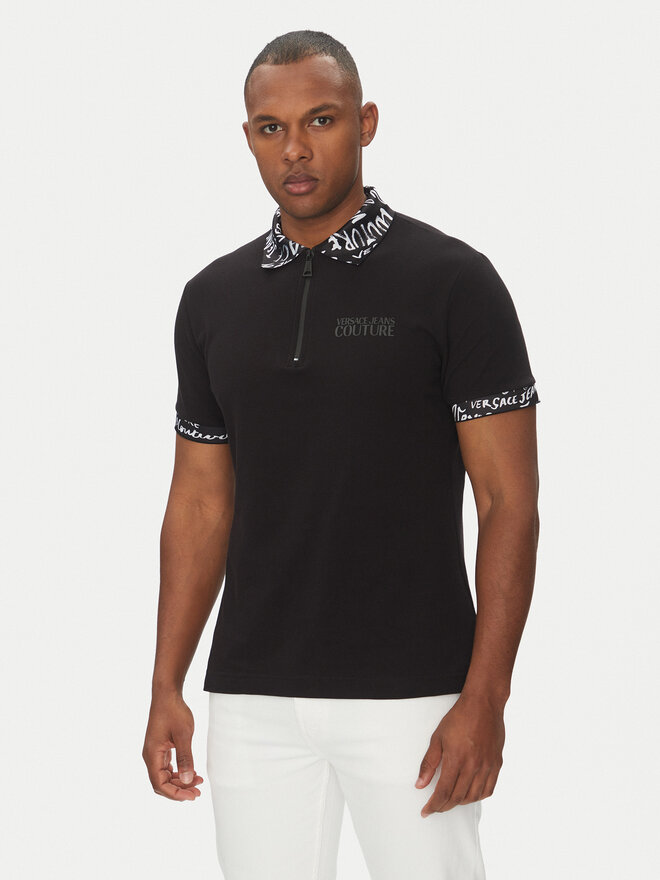 Versace Jeans Couture Versace Jeans Couture Polo 78GAGT02 Negro Regular Fit