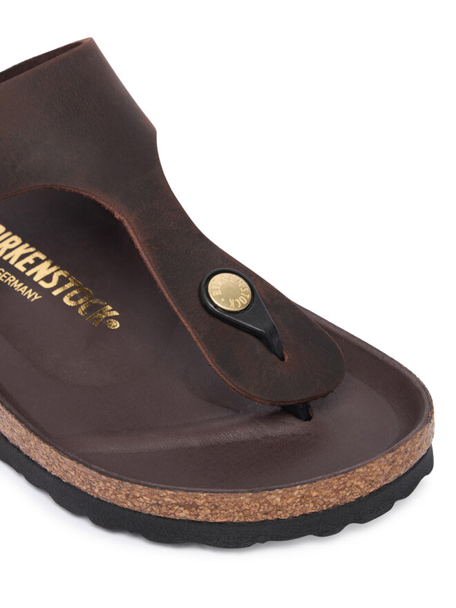 Birkenstock В'єтнамки Birkenstock Gizeh Big Buckle 1033002 Темно-коричневий