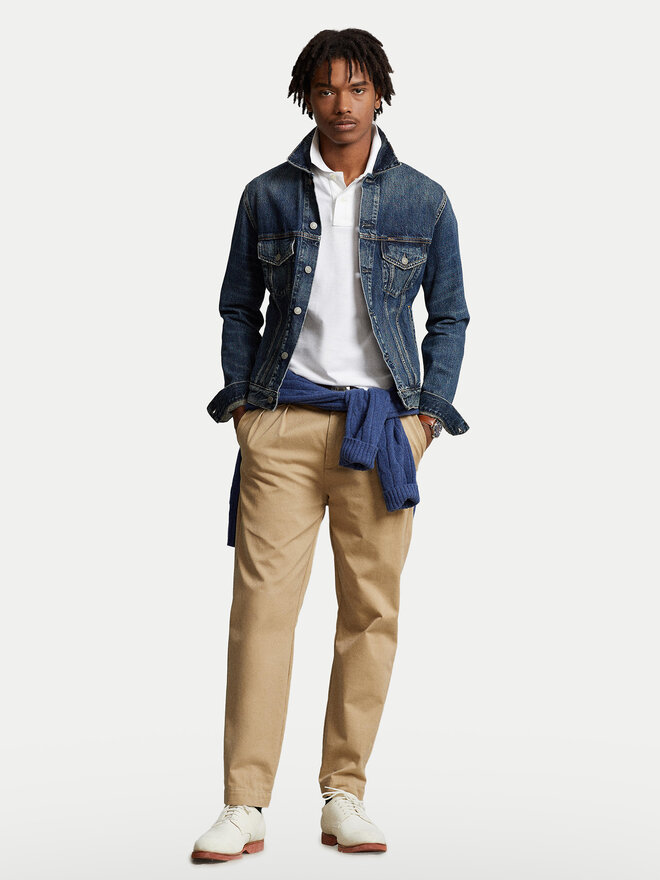 Polo Ralph Lauren Polo Ralph Lauren Polo Core Replen 710666998 Λευκό Custom Slim Fit