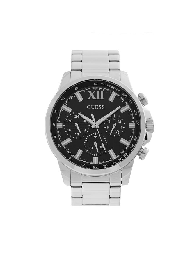 Guess Zegarek Guess Walker GW0900G1 Srebrny
