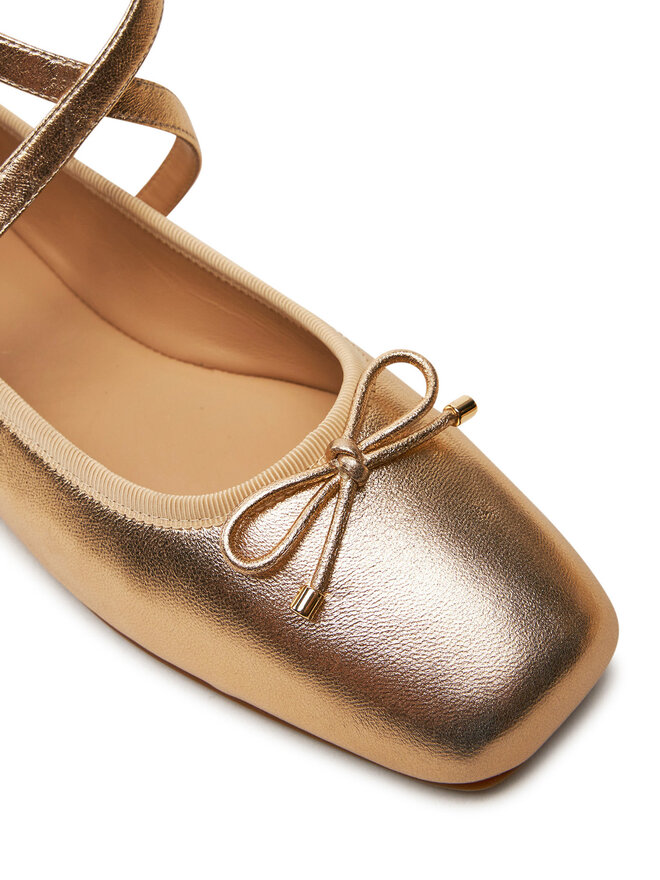 MICHAEL Michael Kors Baleriny MICHAEL Michael Kors Collette Flex Ballet 40T4CTFP1M Złoty