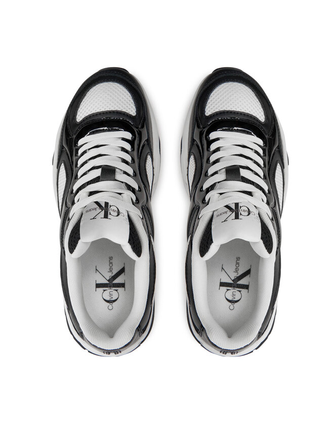 Calvin Klein Sneakers Calvin Klein Chunky Runner Vibram YW0YW01427 Schwarz