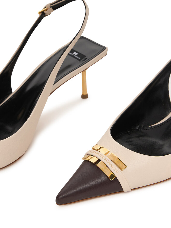 Elisabetta Franchi Pumps Elisabetta Franchi SA57L61E2 Écru