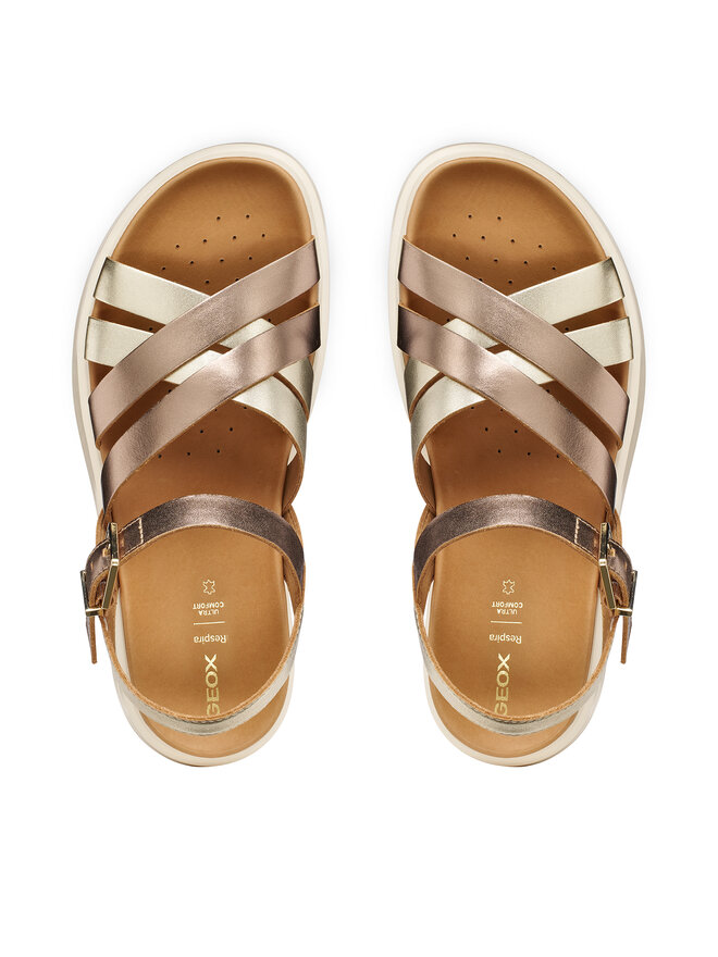 Geox Sandalen Geox D Xand 2S D35PAB 000CF C5M2L Goldfarben