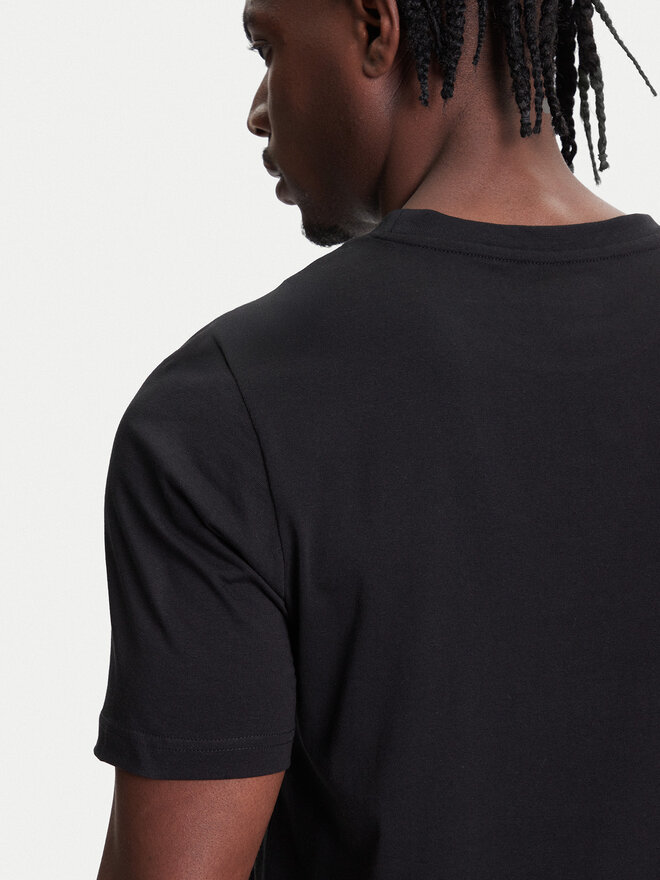 Kappa Kappa T-Shirt 351U8KW 005 Schwarz Regular Fit