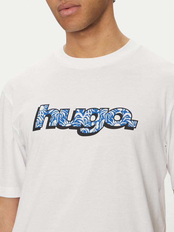 HUGO HUGO Camiseta Nugibol 50542932 Blanco Regular Fit