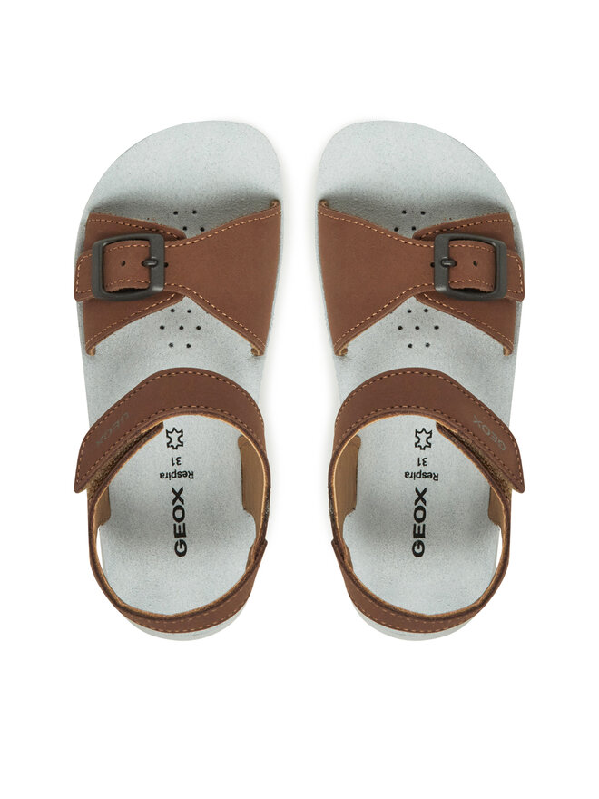 Geox Sandale Geox J Lightfloppy J45GQD 32 C6777 M Smeđa