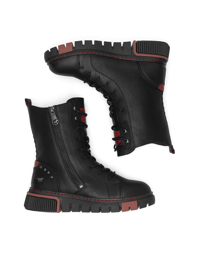 Mustang Stiefeletten Mustang 1502-502 Schwarz