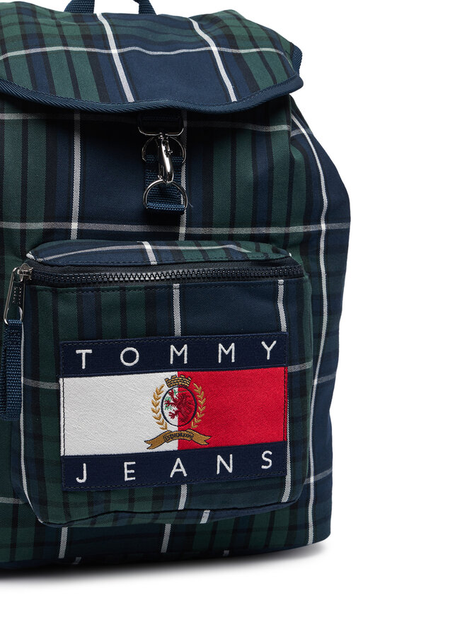 Tommy Jeans Rucksack Tommy Jeans Tjm Archive Check Backpack AM0AM14816 Grün
