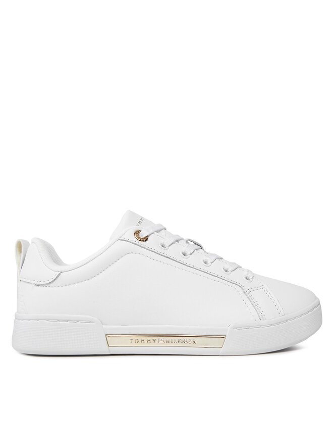 Tommy Hilfiger Sneakers Tommy Hilfiger Chique Court Sneaker FW0FW07634 Alb