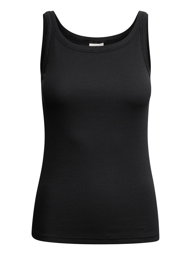Kaffe Kaffe Τοπ Carna 10507348 Μαύρο Shaped Fit