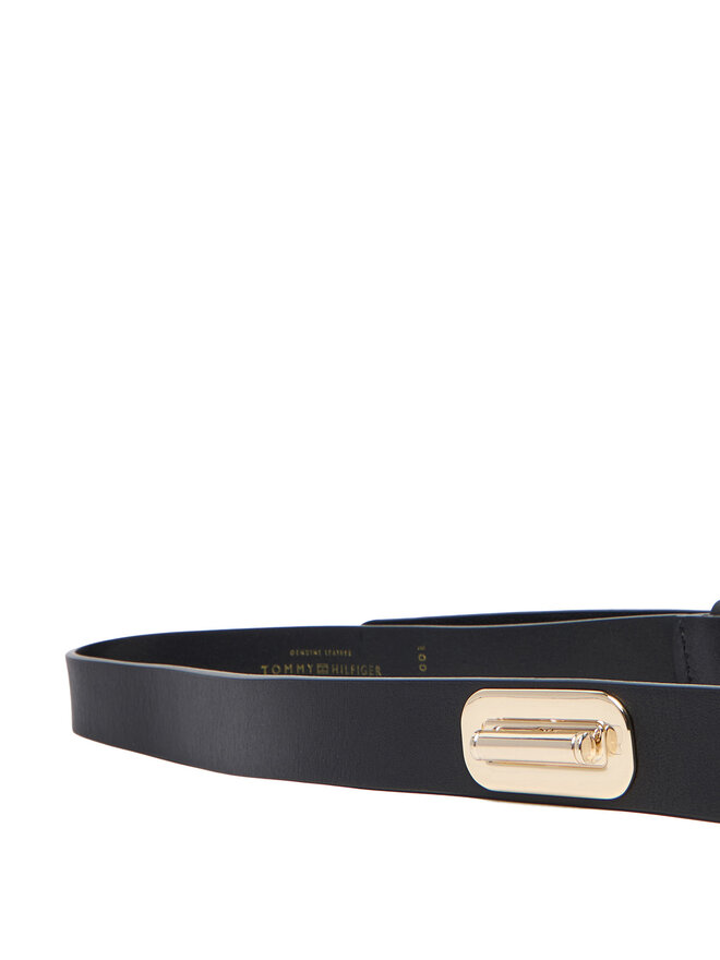 Tommy Hilfiger Taillengürtel Tommy Hilfiger Turnlock 2.5 AW0AW14723 Schwarz