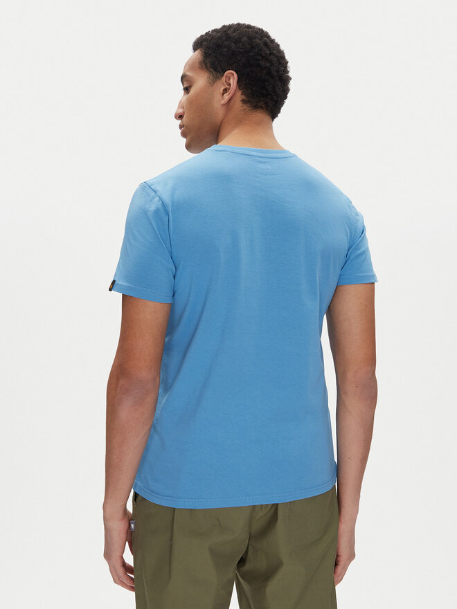 Alpha Industries Alpha Industries Marškinėliai Basic 118533 Mėlyna Regular Fit