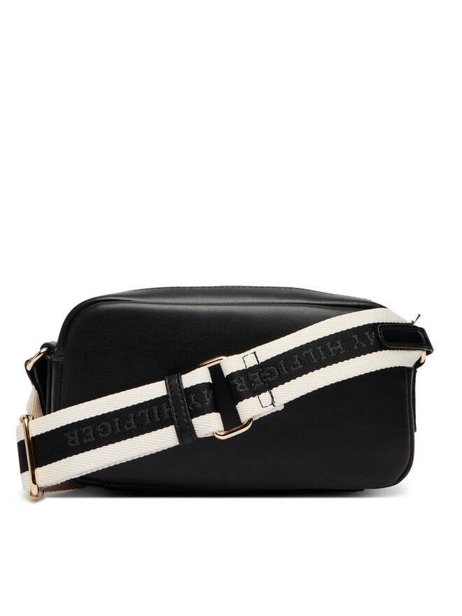 Tommy Hilfiger Handtasche Tommy Hilfiger Th Essential Camera Bag AW0AW18370 Schwarz