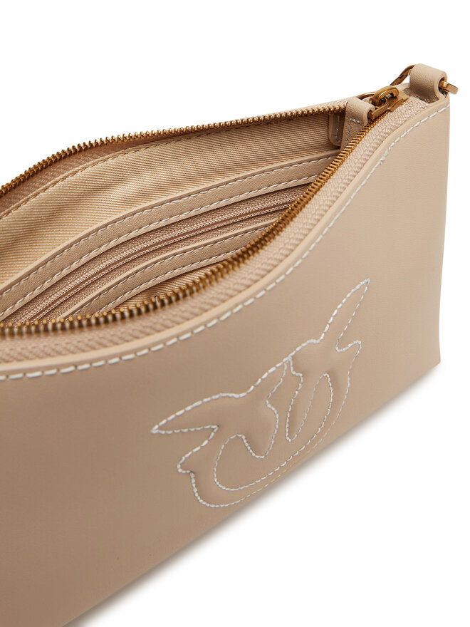 PINKO Geantă PINKO Flat Horizontal Mini PE 25 PCPL 104277 A2AN Bej