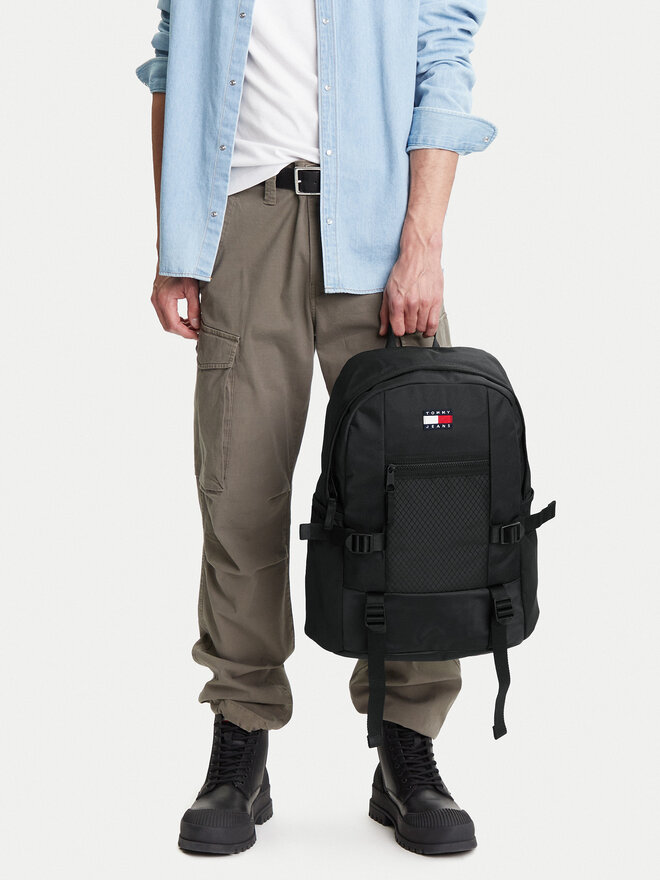 Tommy Jeans Σακίδιο Tommy Jeans Archive Backpack AM0AM13402 Μαύρο