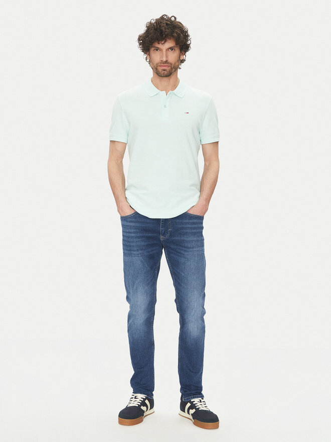 Tommy Jeans Tommy Jeans Poloshirt DM0DM20226 Grün Slim Fit