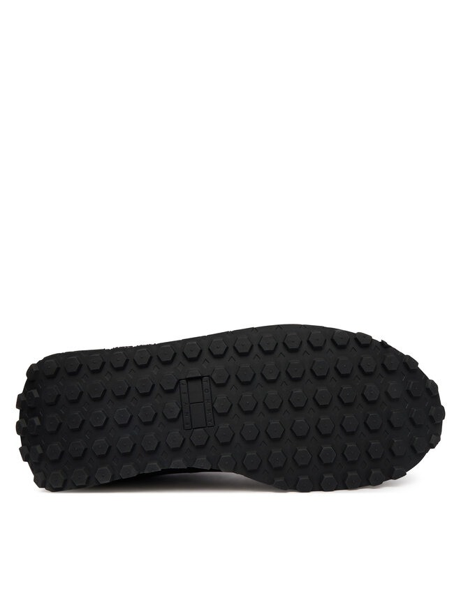 Tommy Jeans Sneakers Tommy Jeans Tjm Retro Runner Archive Mix Mat EM0EM01763 Schwarz