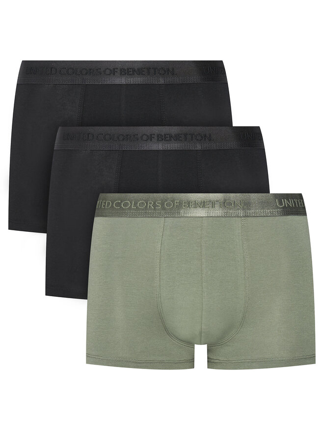 United Colors Of Benetton United Colors Of Benetton Set 3 parov boksaric 3OP82X01E Črna