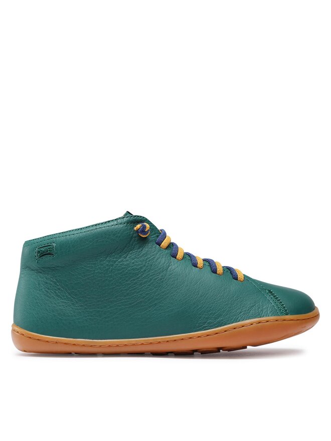 Scarpe Alte Camper Peu Cami Kids Per Bambini E Ragazzi - Pelle Blu Navy, Suola In Gomma Riciclata