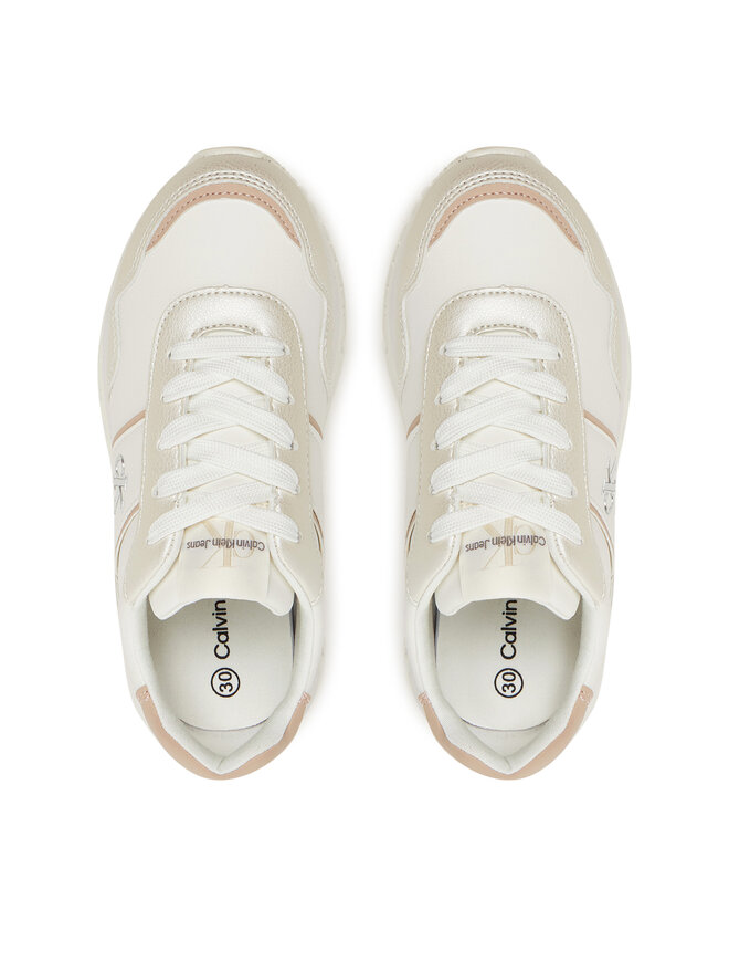 Calvin Klein Jeans Sneakersy Calvin Klein Jeans V3A9-82034-1355A M Écru