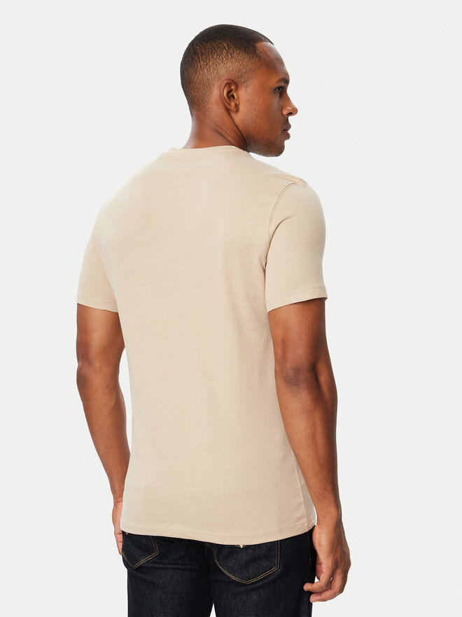 Guess Guess T-Shirt M6BI49 K6186 Beige Slim Fit