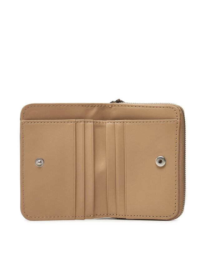 Calvin Klein Jeans Μικρό Πορτοφόλι Γυναικείο Calvin Klein Jeans Sculpted Med Zip Around Wallet LV04K1004G Μπεζ