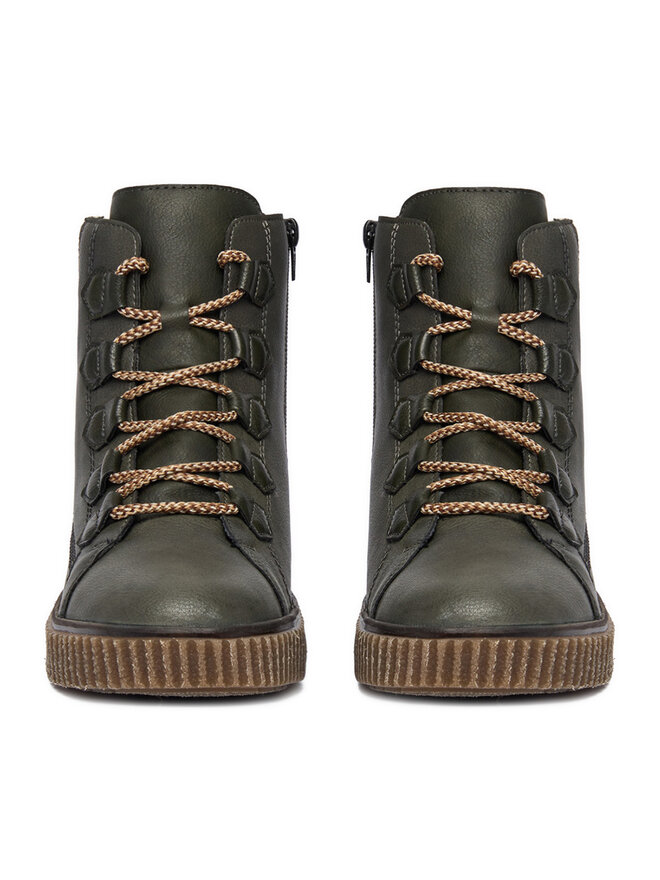 Rieker Schnürschuhe Rieker CEO-Y4300-52 Dunkelgrün