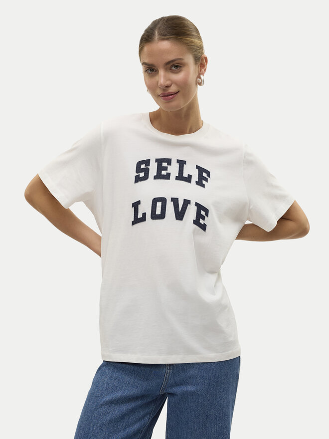 Vero Moda Vero Moda Camiseta Halle 10321318 Blanco Loose Fit