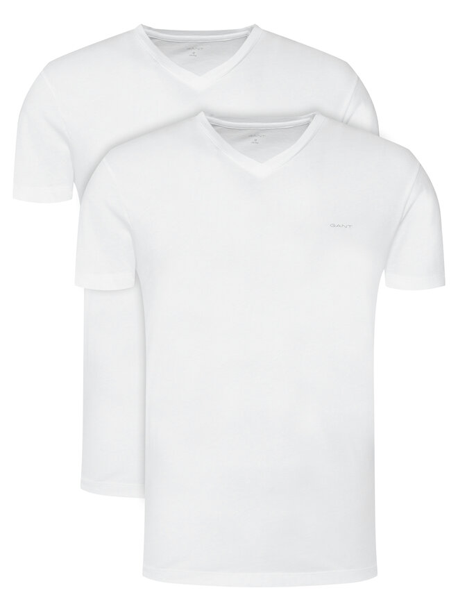 Gant Gant Pack de 2 camisetas 900012018 Blanco Regular Fit