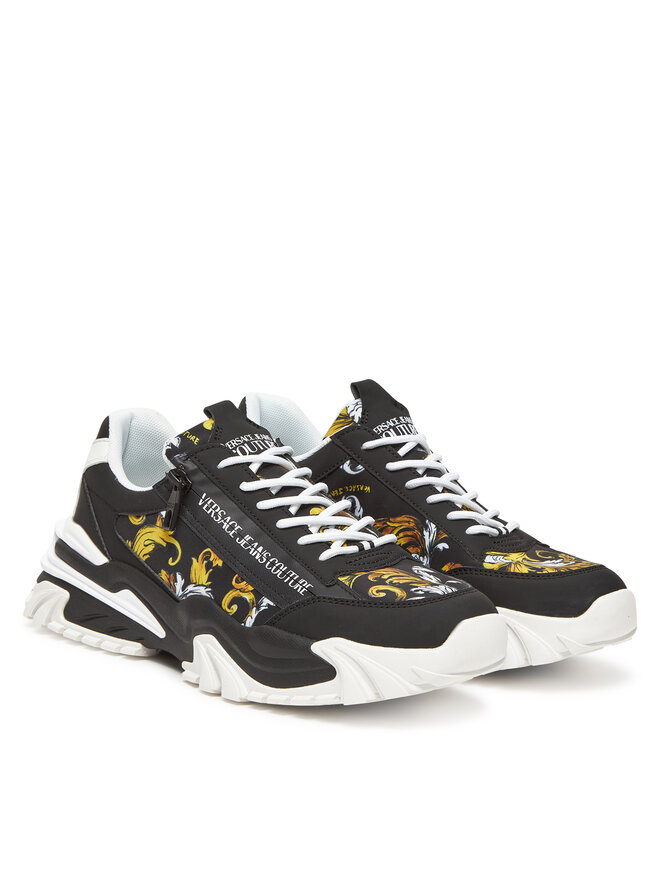 Versace Jeans Couture Sneakersy Versace Jeans Couture 78YA3SI5 Czarny