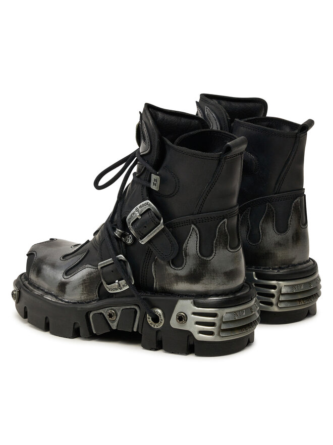 NEW ROCK Glany NEW ROCK M-288-S2 Czarny
