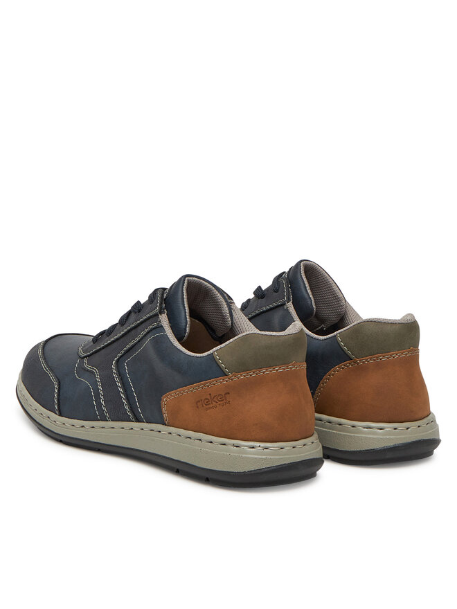 Rieker Sneakersy Rieker 17304-14 Tmavomodrá