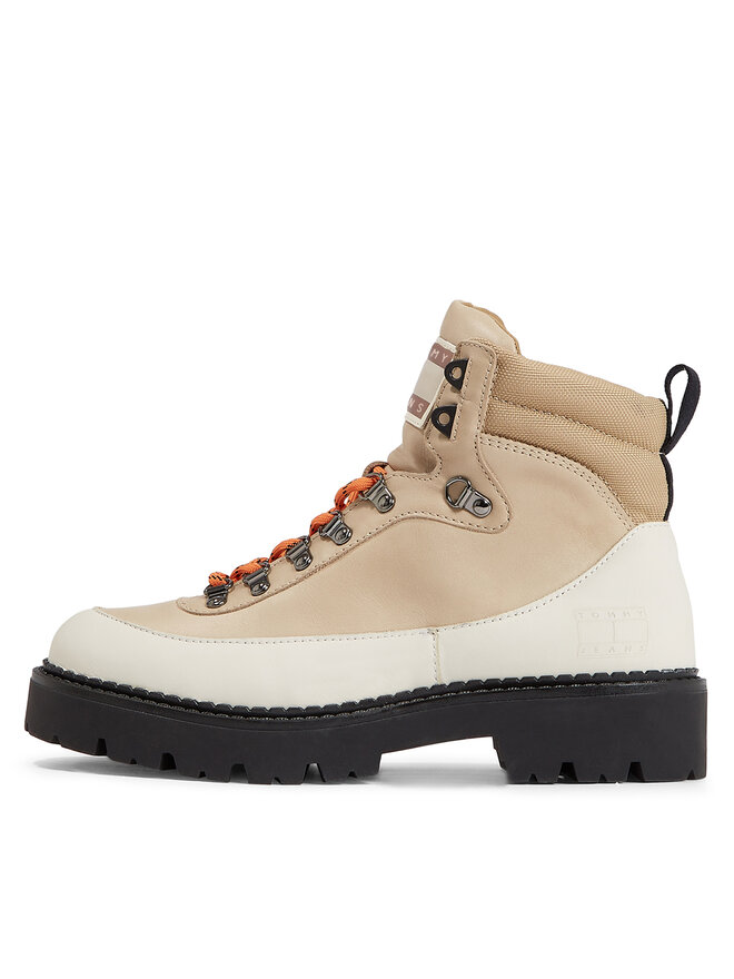 Tommy Jeans Schnürstiefeletten Tommy Jeans Tjm Boot Hiker EM0EM01252 Beige