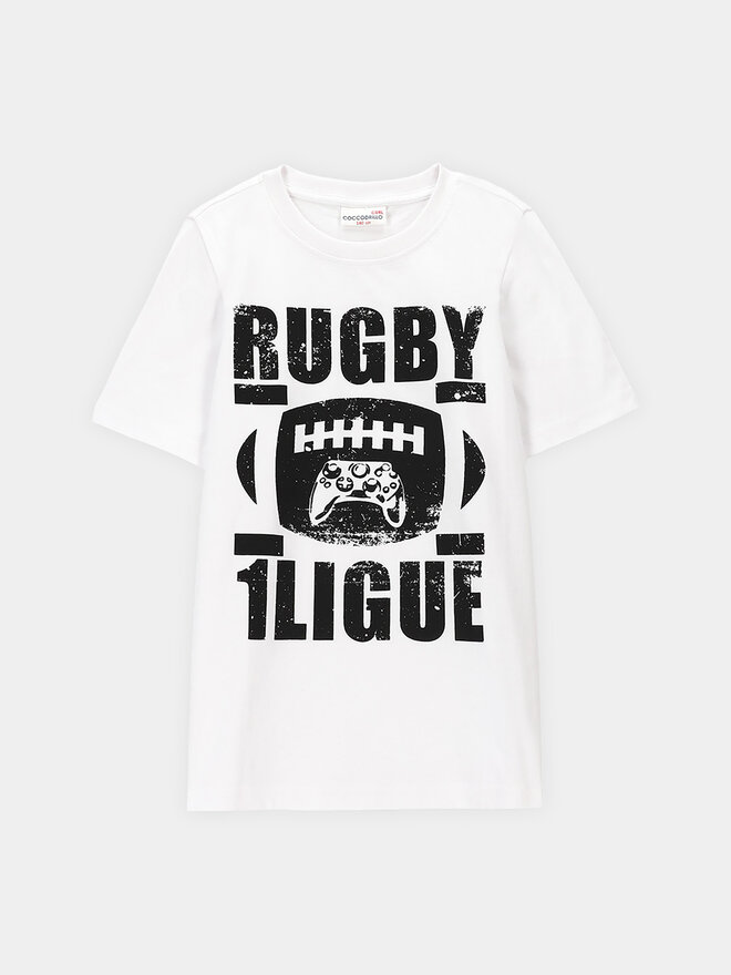 Coccodrillo Coccodrillo Camiseta WC4143221VBA Blanco Regular Fit