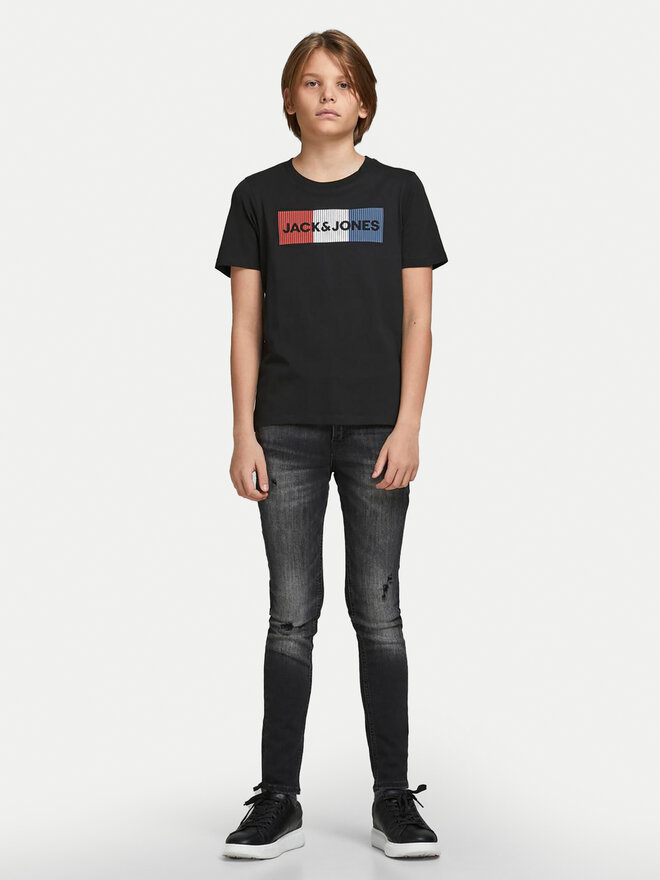 Jack&Jones Junior Jack&Jones Junior T-Shirt 12152730 Μαύρο Regular Fit
