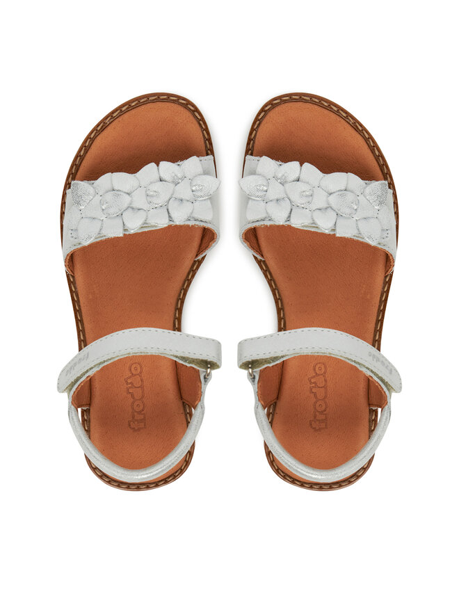 Froddo Sandalen Froddo Lore Flowers G3150251-26 S Silberfarben