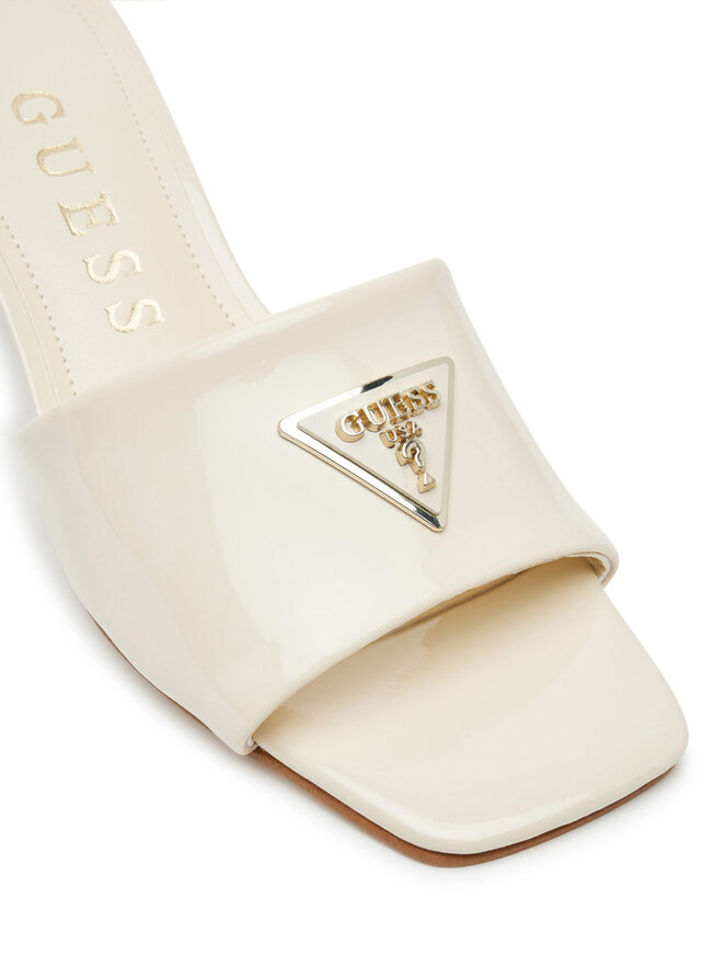 Guess Klapki Guess FLJLUS PAF03 Écru