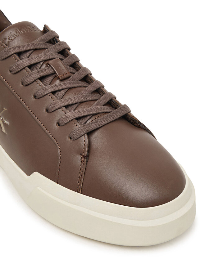 Calvin Klein Sneakers Calvin Klein Chunky Cupsole Laceup Croc Bt HM0HM02298 Dunkelbraun