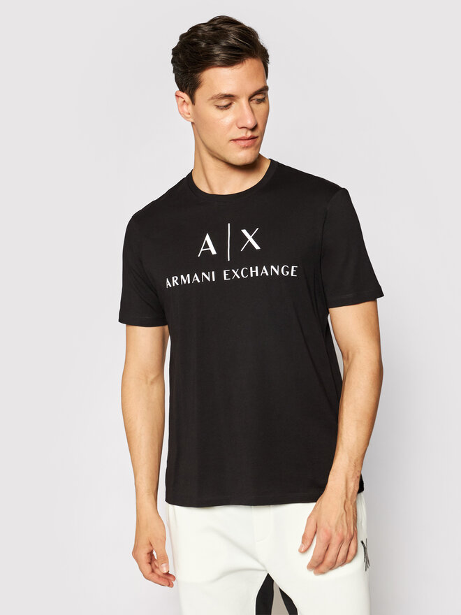 Armani Exchange Armani Exchange T-Shirt 8NZTCJ Z8H4Z 1200 Μαύρο Slim Fit