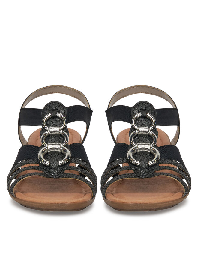 Remonte Sandały Remonte R3605-45 Czarny