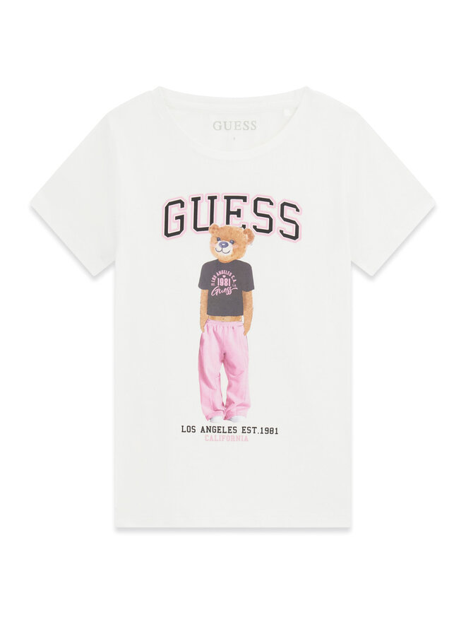 Guess Guess T-Shirt J6YI08 K3710 Weiß Regular Fit