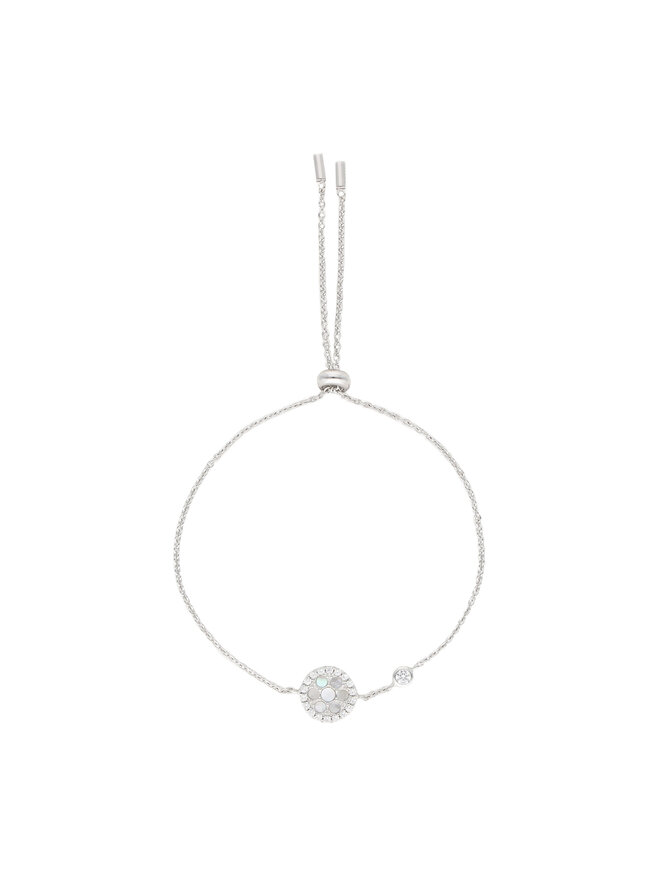 Fossil Bracciale Fossil Glitz Extension JFS00519040 Argento