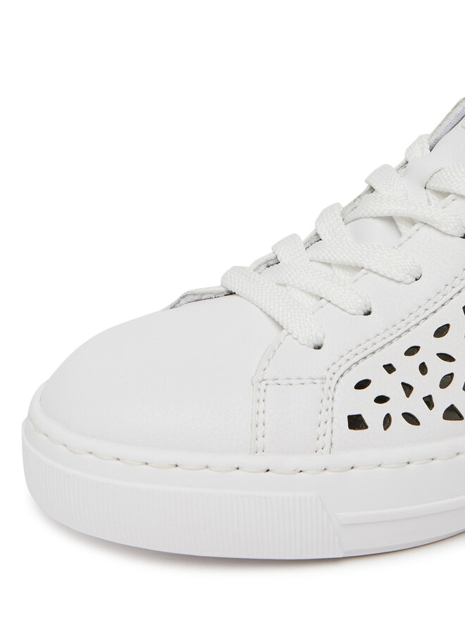 Rieker Sneakersy Rieker L8831-80 Biela
