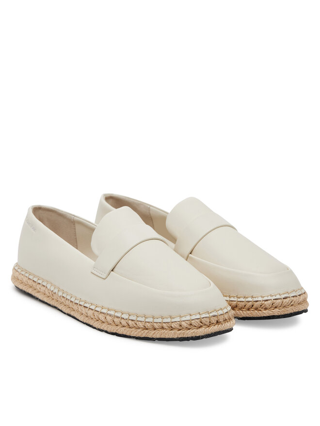 Calvin Klein Espadryle Calvin Klein Espadrille W/Ck Hw - Lth HW0HW02390 Écru