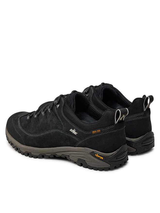 Lomer Pārgājienu apavi Lomer Sella II Mtx Suede 30042/B Melns