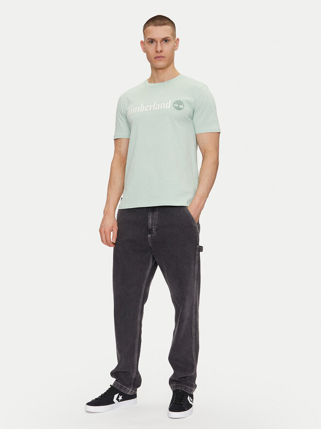 Timberland Timberland Camiseta TB0A5UPQ Verde Regular Fit