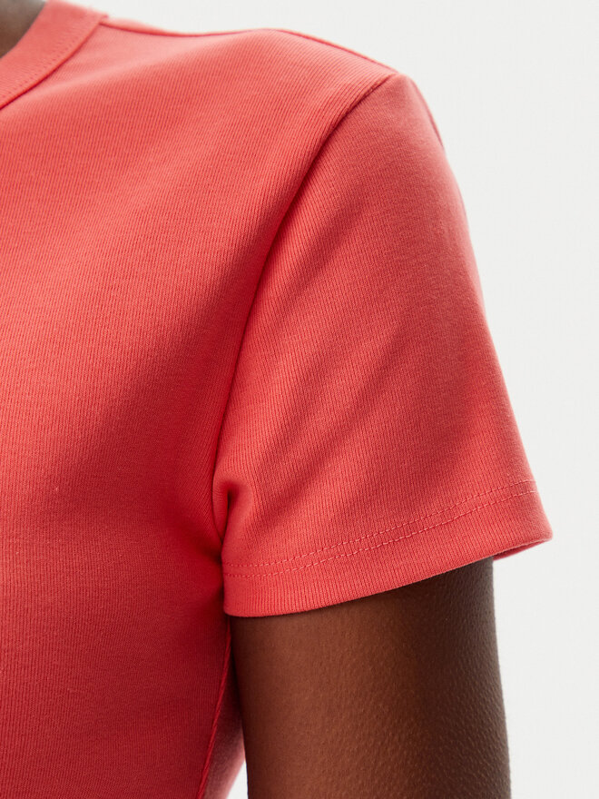 HUGO HUGO Camiseta Delanor 50512000 Rojo Slim Fit
